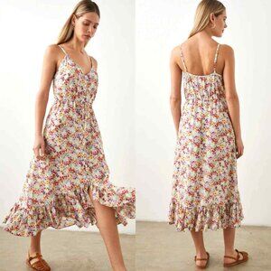Rails Frida Fleur Sleeveless Midi Dress.
